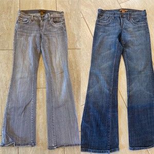 2 pairs of Arden B jeans. 1 Pair Of Blue Denim And 1 Pair Of Grey Pants Size 27